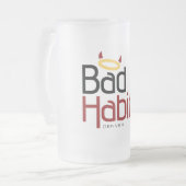 Bad Habits Denver Bier Mok (kleur) (Voorkant links)