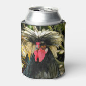 Bad Hair Chicken Photo Blikjeskoeler (Blikje Voorkant)