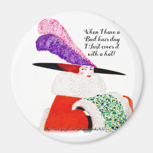 "Bad Hair Day" Magneet