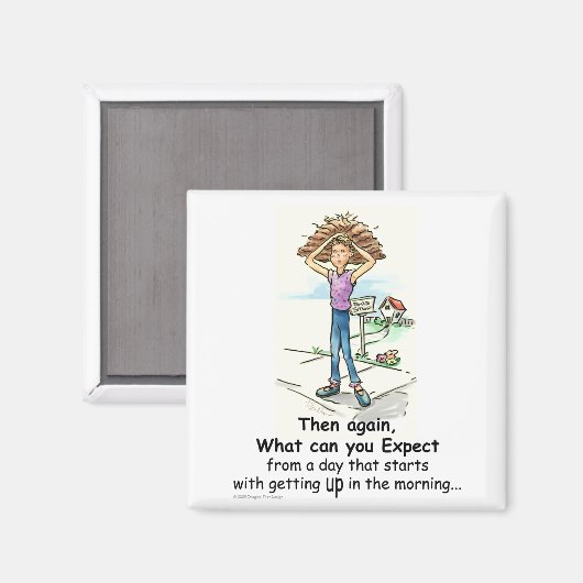 Bad Hair Day Magneet (Voorkant / Achterkant)