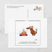 BAD HAIRBALL Carte postale par April McCallum (Devant / Derrière)