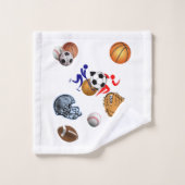 Bad Handdoek Sets Sport (Wasdoekje)