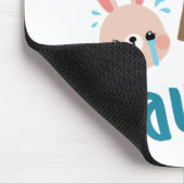 Bad Hare Day Funny Bunny Rabbit Kawaii Pasen Muismat (Hoek)