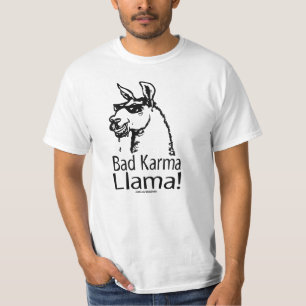 bad_karma_llama_zazzle t-shirt
