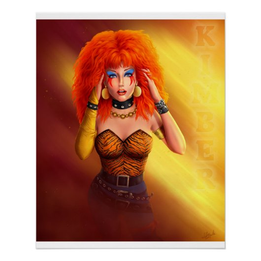 Bad Kimber Perfect Poster (Voorkant)