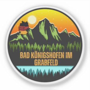 Bad Königshofen im Grabfeld, Duitsland Sticker