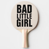 BAD LITTLE MEISJES PINGPONG PADDLE TAFELTENNISBATJE (Voorkant)