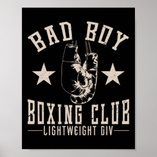 Bad Mad Boy Boxing Club Poster