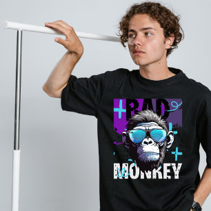 Bad Monkey Street draag T-Shirt
