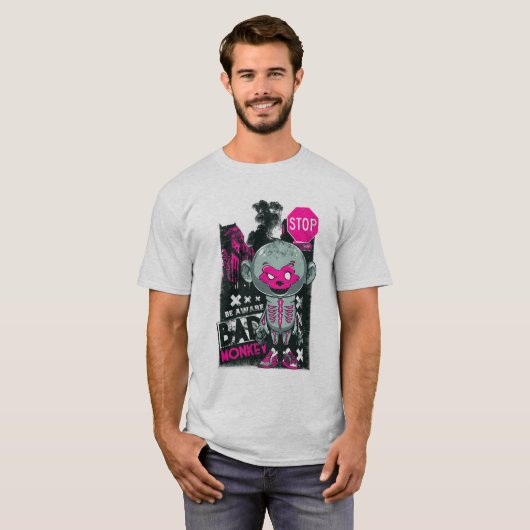 Bad Monkey Street Style - T-shirt (Voorkant volledig)