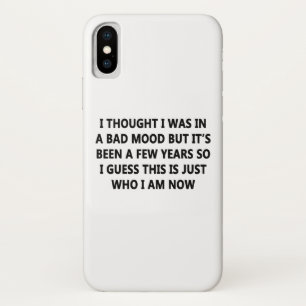 Bad Mood iPhone X Hoesje