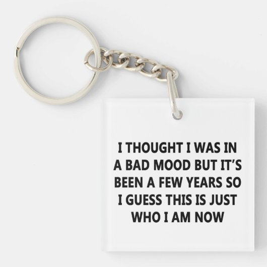 Bad Mood Sleutelhanger (Voorkant)