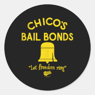 Bad News Beren Chicos Bail Bonds Ronde Sticker