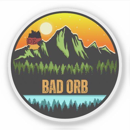 Bad Orb, Duitsland Sticker (Voorkant)