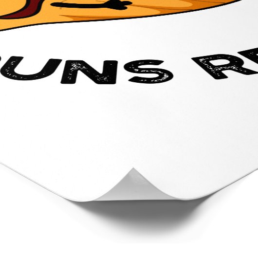 Bad Oyster Puns Echt scheenpoot Poster (Hoek)