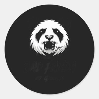Bad Panda Ronde Sticker
