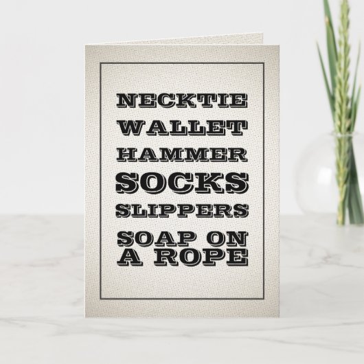 Bad Papa Cadeaux Funny Carte de Fête des pères (Devant)