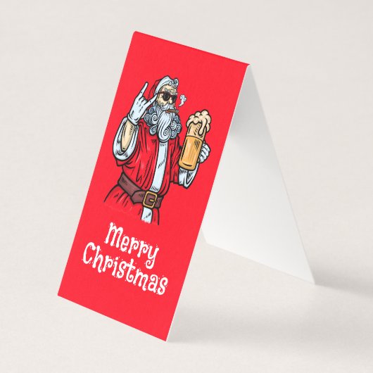Bad Père Noël, Rock, Bière et Cigar (Front)