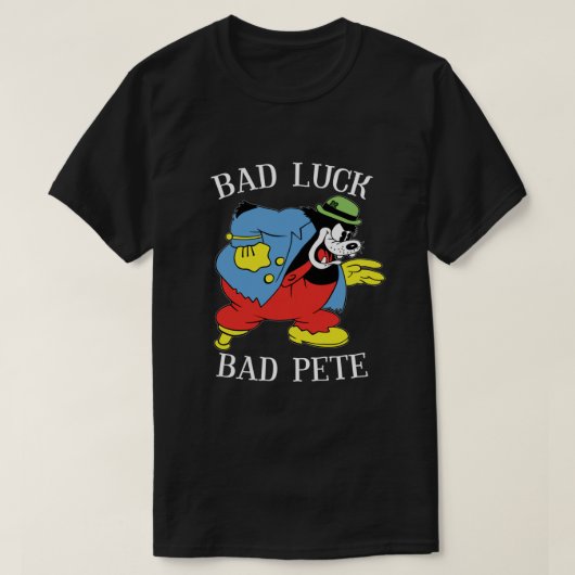 Bad Pete Bad Luck T-shirt (Design voorkant)
