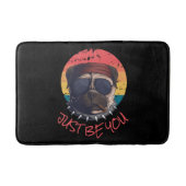 Bad Pug Bath, wees gewoon jezelf Badmat (Voorkant)