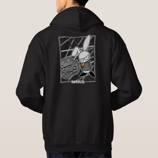 BAD RABBIT SERIES – Deadpan Bunny Attitude Tees (Achterkant)