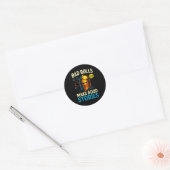Bad Rolls Make Good Stories - Rpg Gaming Fun Ronde Sticker (Envelop)