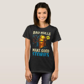 Bad Rolls Make Good Stories - Rpg Gaming Fun T-shirt (Voorkant volledig)