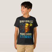 Bad Rolls Make Good Stories - Rpg Gaming Fun T-shirt (Voorkant volledig)