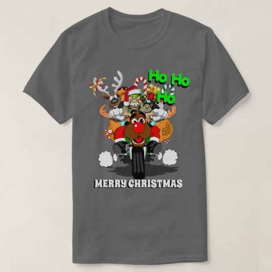 Bad Santa - Bubba Claus T-shirt (Design voorkant)