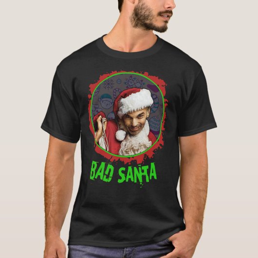 BAD santa Classic T-Shirt (Voorkant)