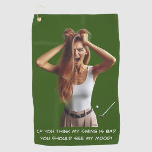 Bad Swing Mood - Dames Golfhanddoek