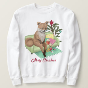 Bad Taxidermy Fox Kerstmis T-Shirt