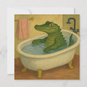 Bad Tijd Alligator Kaart