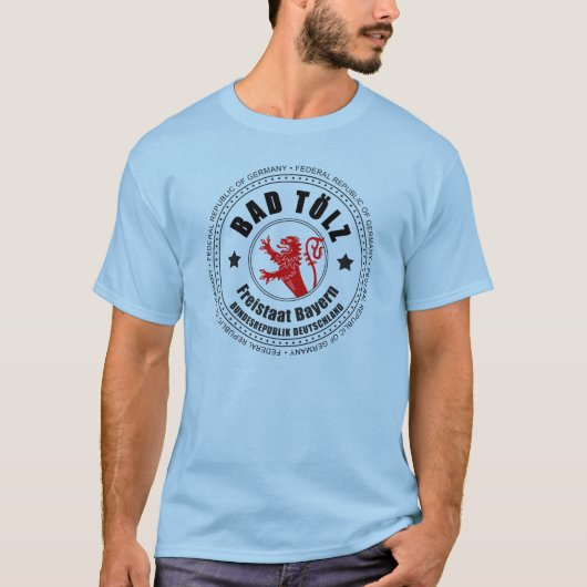Bad Tolz Germany Paspoortstempel T-shirt (Voorkant)