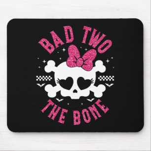Bad Two The Bone 2nd Birthday 2 jaar oude Kinder m Muismat