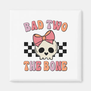 Bad Two The Bone Birthday 2 jaar oud Verjaardag Ki Magneet