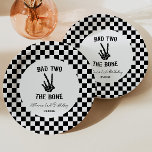 Bad Two The Bone Skeleton 2e fête d'anniversaire<br><div class="desc">C'est une Mauvaise Deux Plaques papier The Bone Skeleton 2nd Birthday Party !</div>