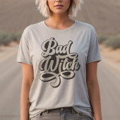 Bad Witch Retro Style Custom T-shirt