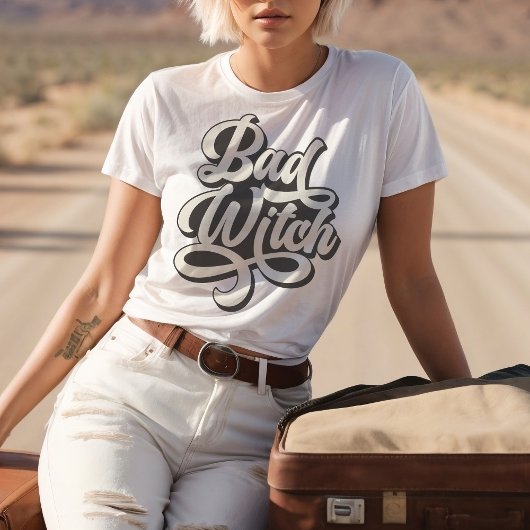 Bad Witch Retro Style T-shirt