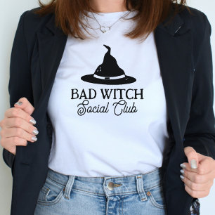 Bad Witch Social Club Vrouwen Halloween T-shirt