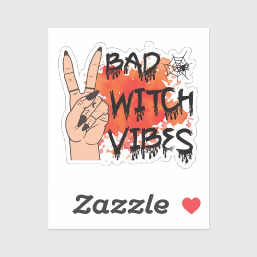 Bad Witch Vibes Sticker (Vel)