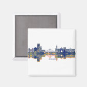 Badajoz Skyline Magneet (Voorkant / Achterkant)