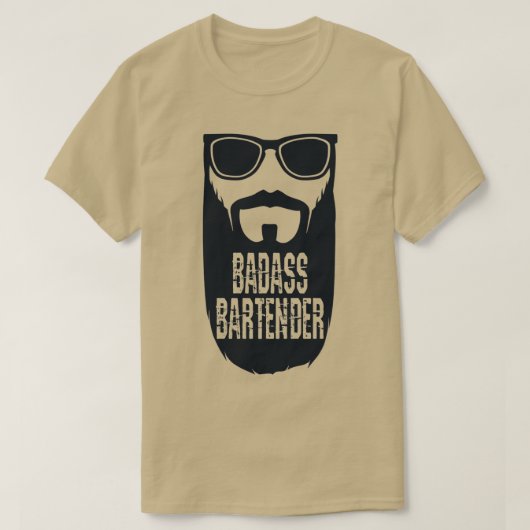 Badasbartender vxl t-shirt (Design voorkant)