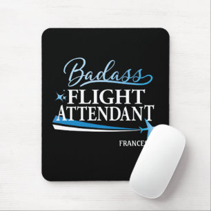 Badass Attendant Personalize Black Muismat