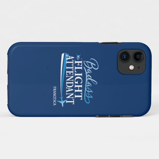 Badass Attendant Personalize Royal Case-Mate iPhone Case (Achterkant (horizontaal))