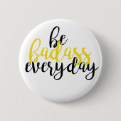 Badass-badge Ronde Button 5,7 Cm (Voorkant)