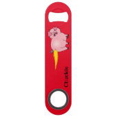 Badass barbecue BBQ Bouton de cochon flamboyant (Dos)