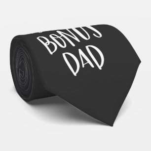 Badass Bonus Pap Stepdad Unieke Stepfather Gift Stropdas
