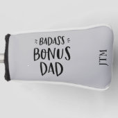 Badass Bonus Pap Stepfather Vaderdag Stepdad Golfheadcover (Voorkant)