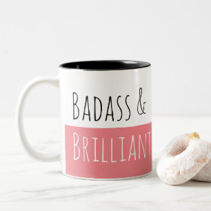 Badass & Brilliant Morning Tweekleurige Koffiemok